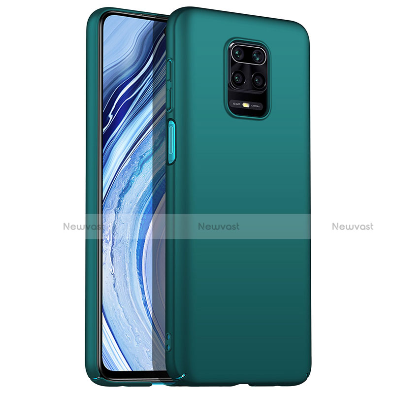 Hard Rigid Plastic Matte Finish Case Back Cover P01 for Xiaomi Redmi Note 9S Green