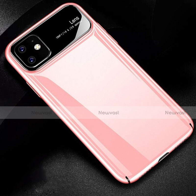 Hard Rigid Plastic Matte Finish Case Back Cover P02 for Apple iPhone 11 Pink