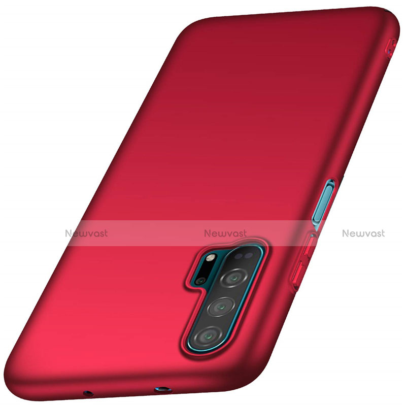 Hard Rigid Plastic Matte Finish Case Back Cover P02 for Huawei Honor 20 Pro Red