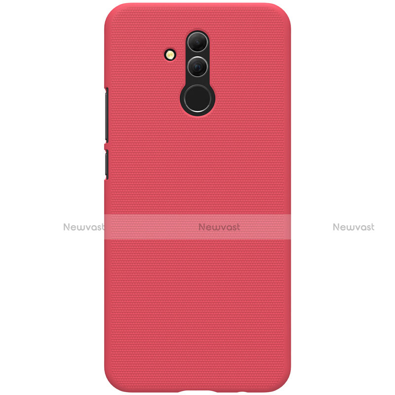 Hard Rigid Plastic Matte Finish Case Back Cover P02 for Huawei Mate 20 Lite Red