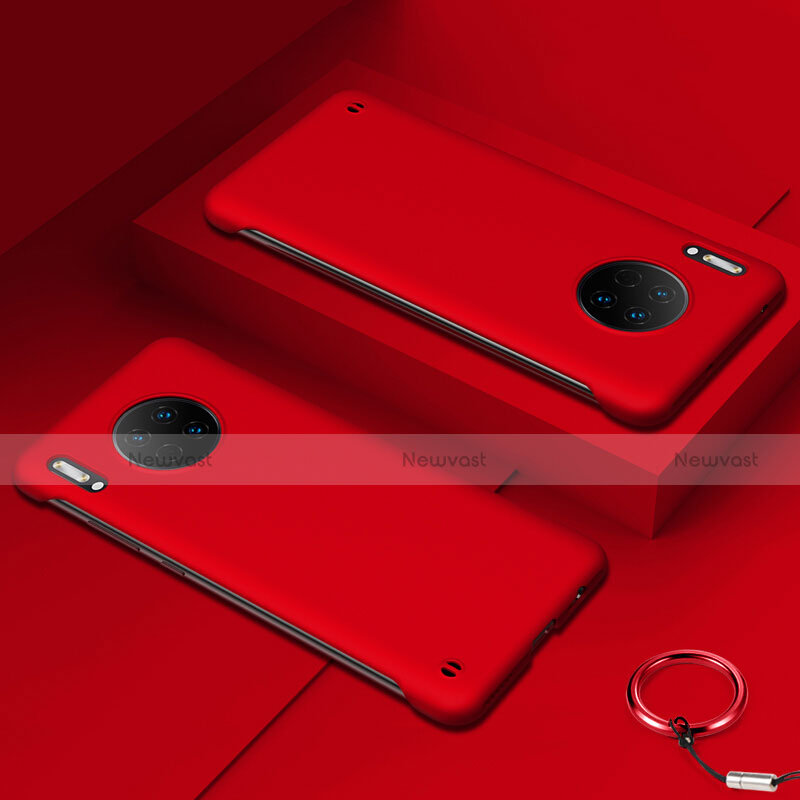 Hard Rigid Plastic Matte Finish Case Back Cover P02 for Huawei Mate 30 Pro Red