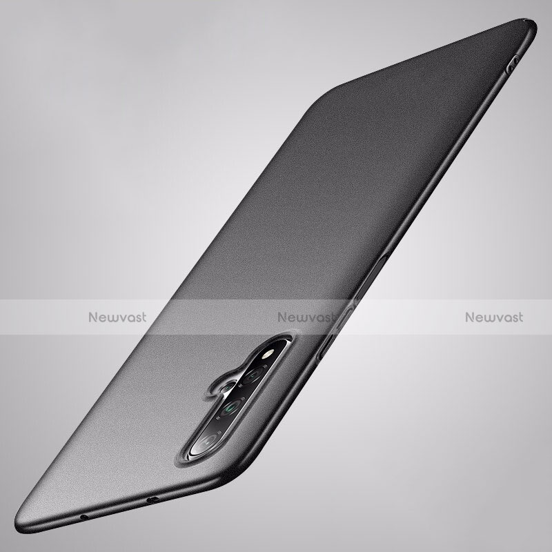 Hard Rigid Plastic Matte Finish Case Back Cover P02 for Huawei Nova 5 Black