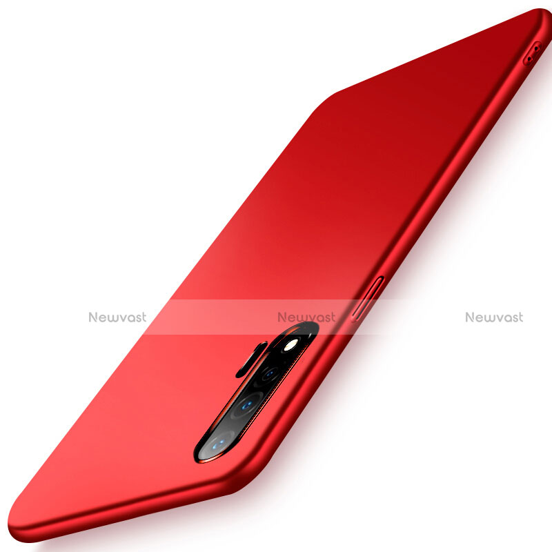 Hard Rigid Plastic Matte Finish Case Back Cover P02 for Huawei Nova 6 5G Red