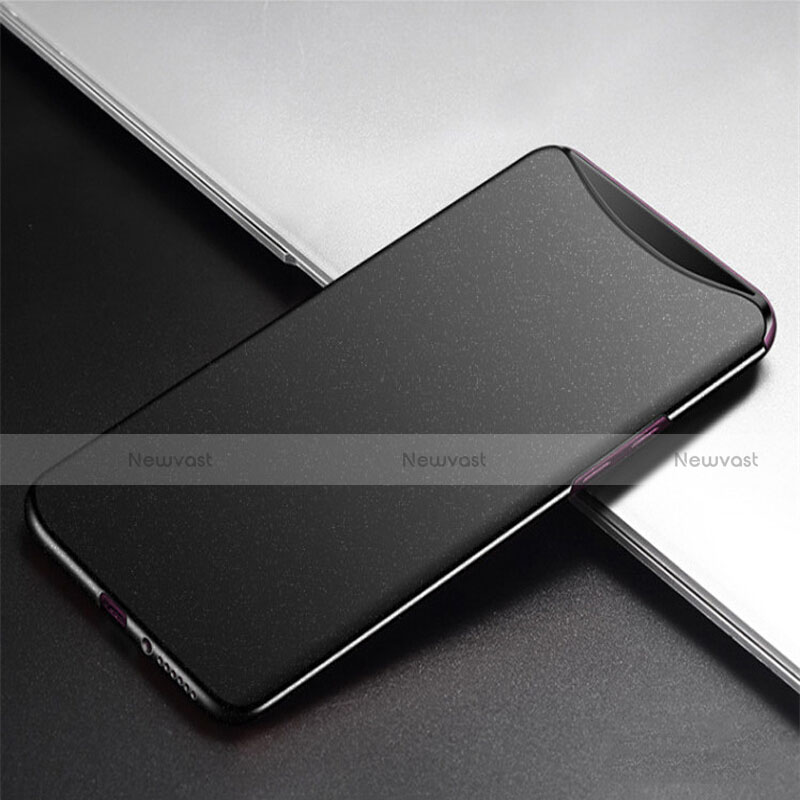 Hard Rigid Plastic Matte Finish Case Back Cover P02 for Oppo Find X Black