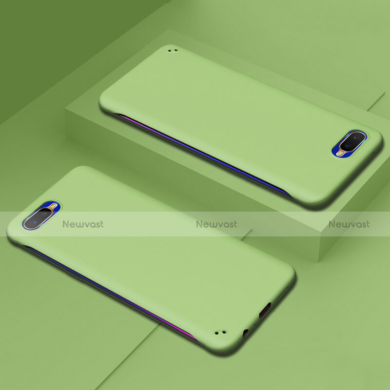 Hard Rigid Plastic Matte Finish Case Back Cover P02 for Oppo R15X Green