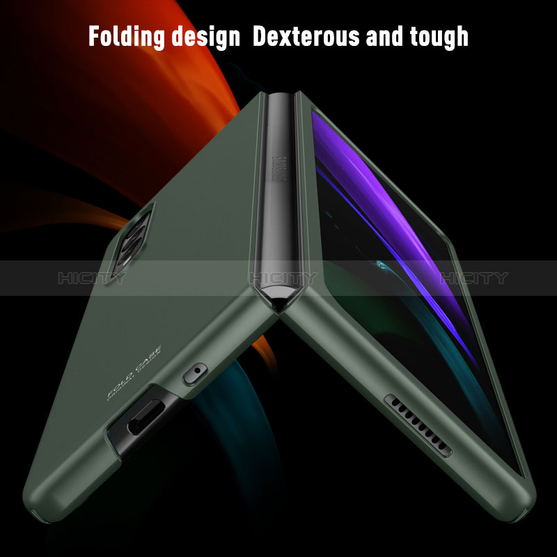 Hard Rigid Plastic Matte Finish Case Back Cover P02 for Samsung Galaxy Z Fold4 5G