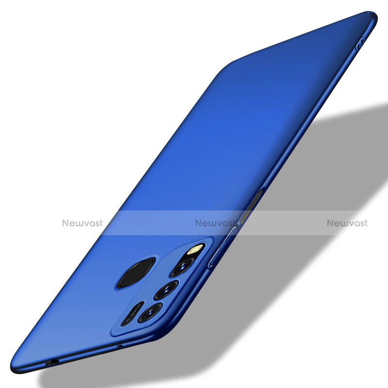 Hard Rigid Plastic Matte Finish Case Back Cover P02 for Vivo Y50 Blue