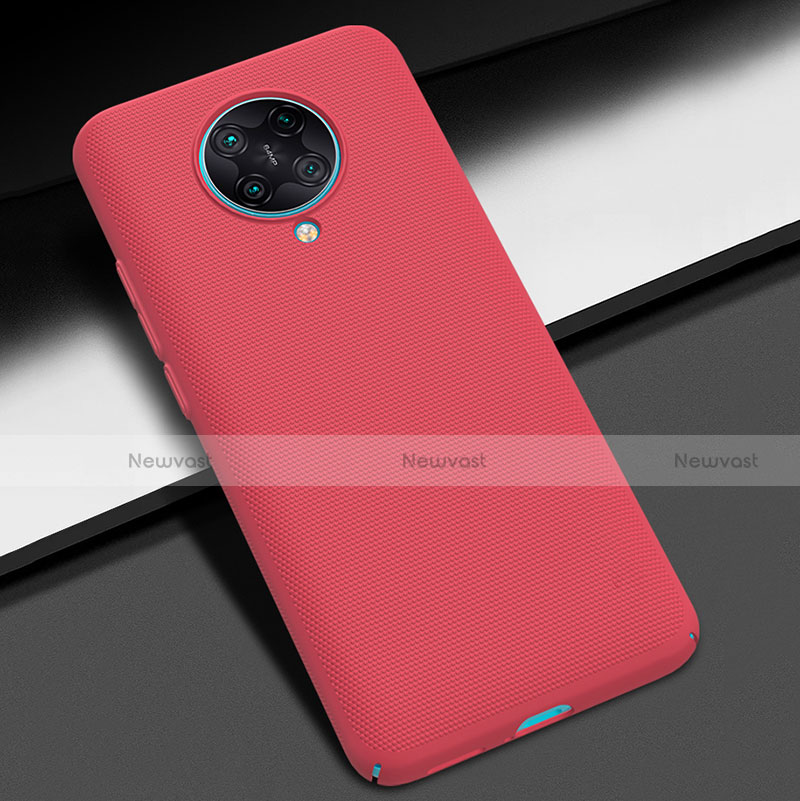 Hard Rigid Plastic Matte Finish Case Back Cover P02 for Xiaomi Redmi K30 Pro Zoom Red