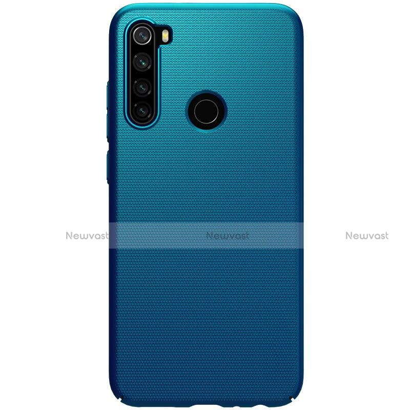 Hard Rigid Plastic Matte Finish Case Back Cover P02 for Xiaomi Redmi Note 8T Blue