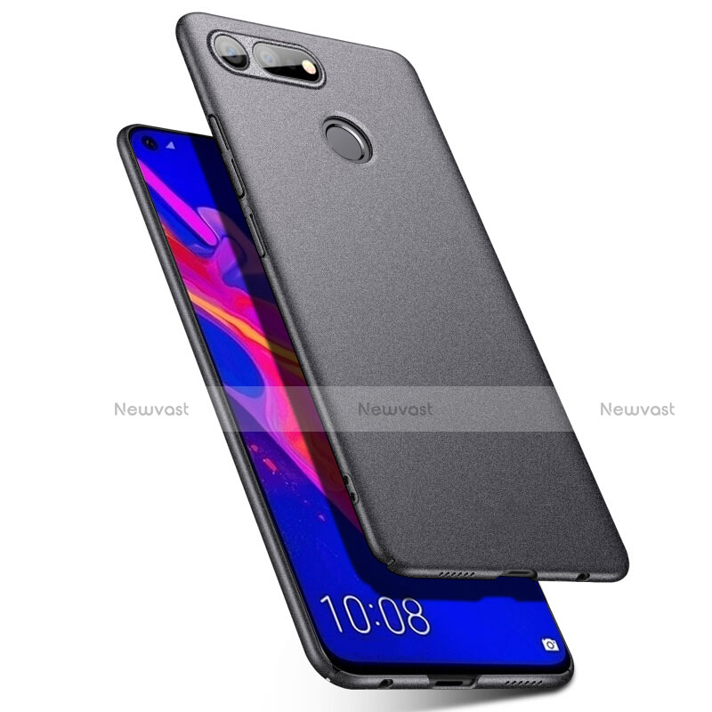 Hard Rigid Plastic Matte Finish Case Back Cover P03 for Huawei Honor View 20 Dark Gray