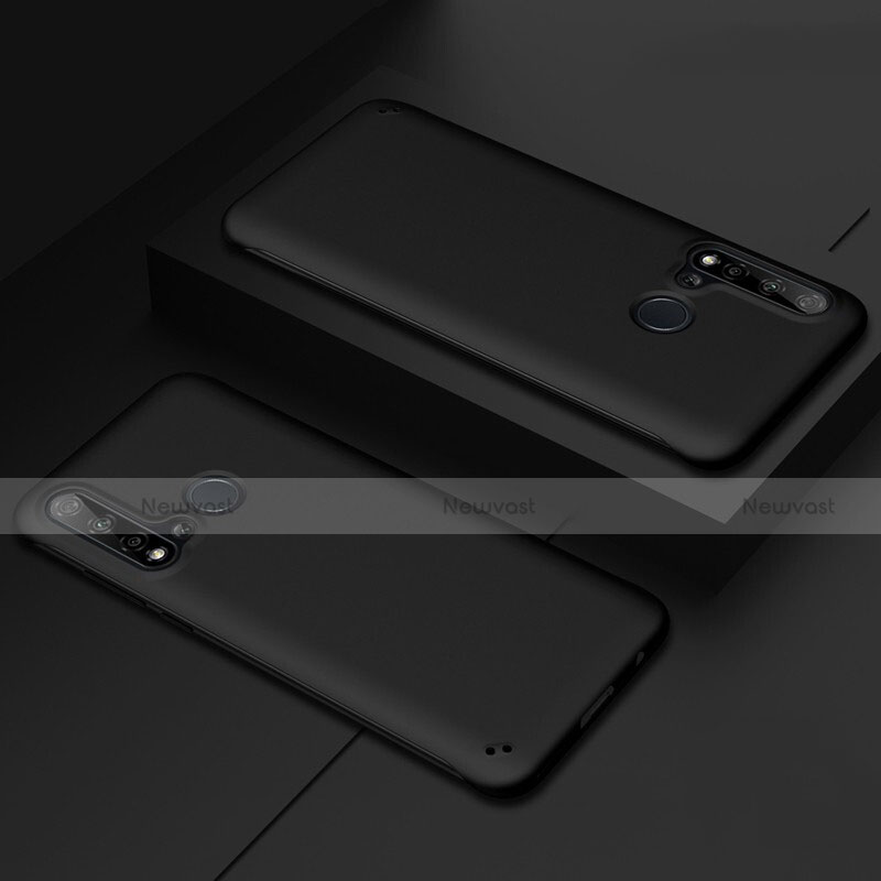 Hard Rigid Plastic Matte Finish Case Back Cover P03 for Huawei Nova 5i Black