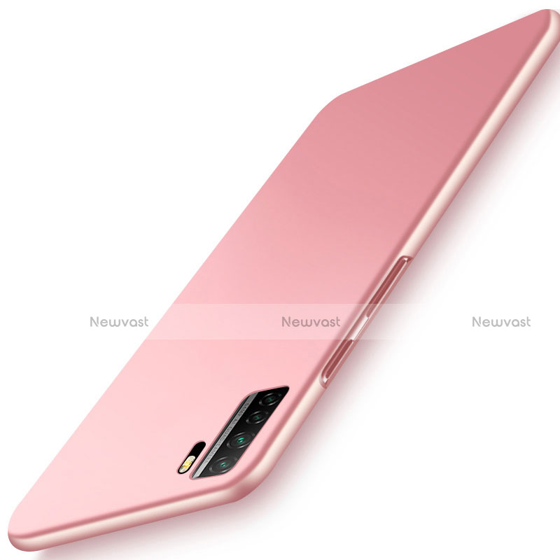 Hard Rigid Plastic Matte Finish Case Back Cover P03 for Huawei Nova 7 SE 5G Rose Gold