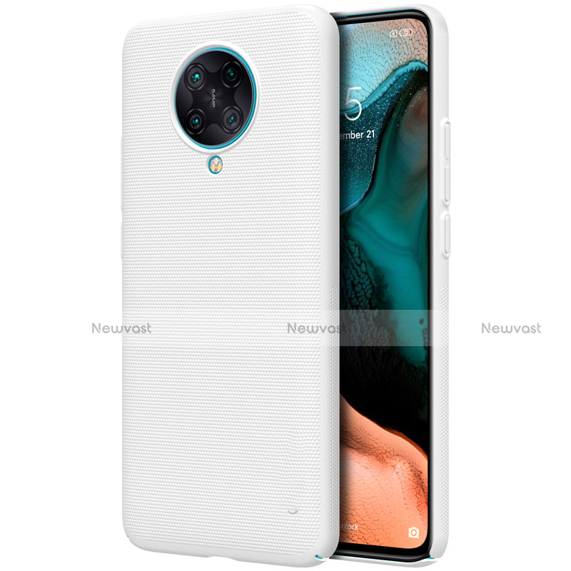 Hard Rigid Plastic Matte Finish Case Back Cover P03 for Xiaomi Redmi K30 Pro 5G White