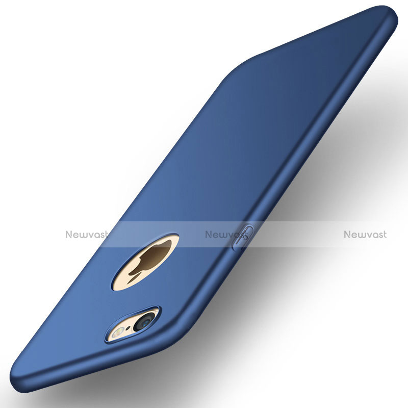 Hard Rigid Plastic Matte Finish Case Back Cover P09 for Apple iPhone 6 Blue