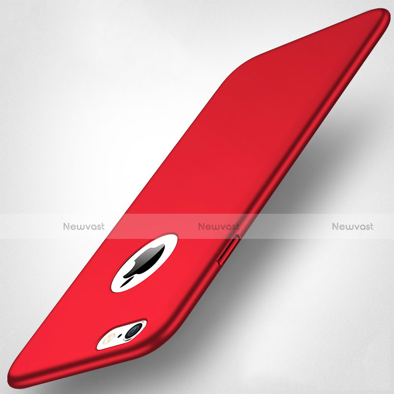 Hard Rigid Plastic Matte Finish Case Back Cover P09 for Apple iPhone 6 Red