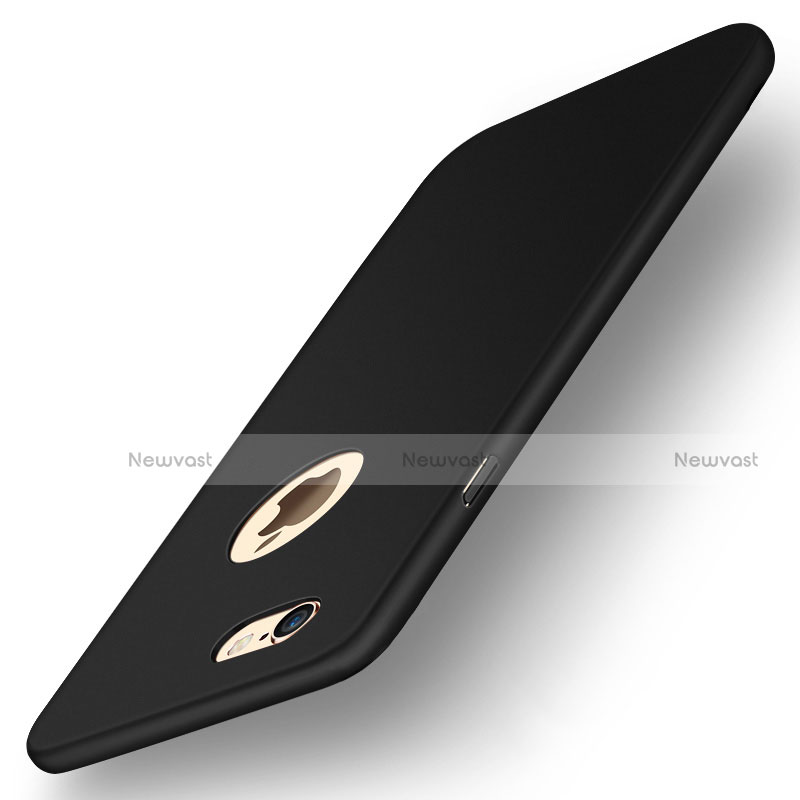 Hard Rigid Plastic Matte Finish Case Back Cover P09 for Apple iPhone 6S Black