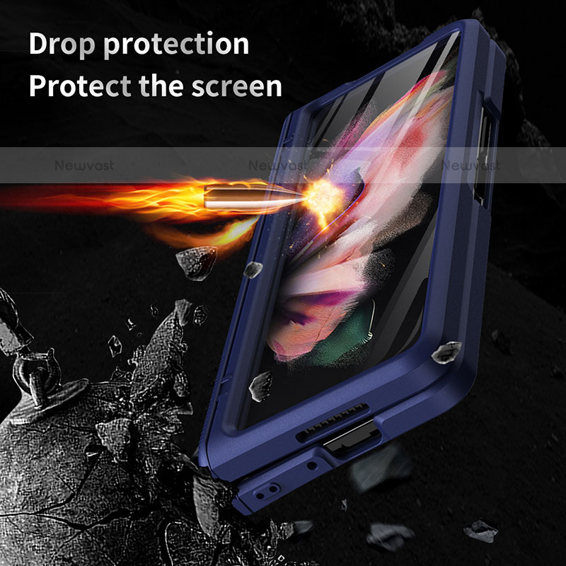 Hard Rigid Plastic Matte Finish Case Back Cover R01 for Samsung Galaxy Z Fold3 5G