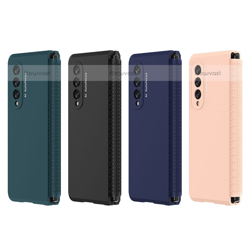 Hard Rigid Plastic Matte Finish Case Back Cover R02 for Samsung Galaxy Z Fold3 5G