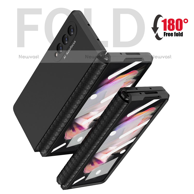 Hard Rigid Plastic Matte Finish Case Back Cover R02 for Samsung Galaxy Z Fold3 5G