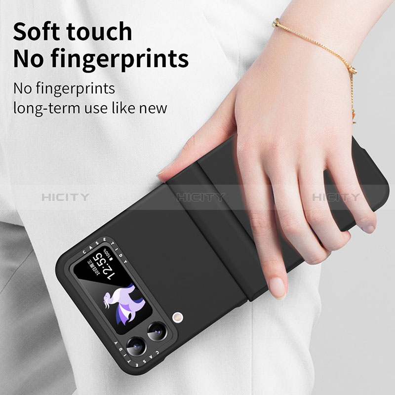 Hard Rigid Plastic Matte Finish Case Back Cover R05 for Samsung Galaxy Z Flip4 5G