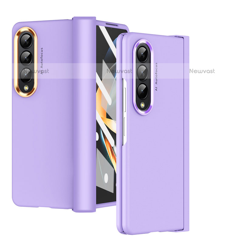 Hard Rigid Plastic Matte Finish Case Back Cover R08 for Samsung Galaxy Z Fold3 5G