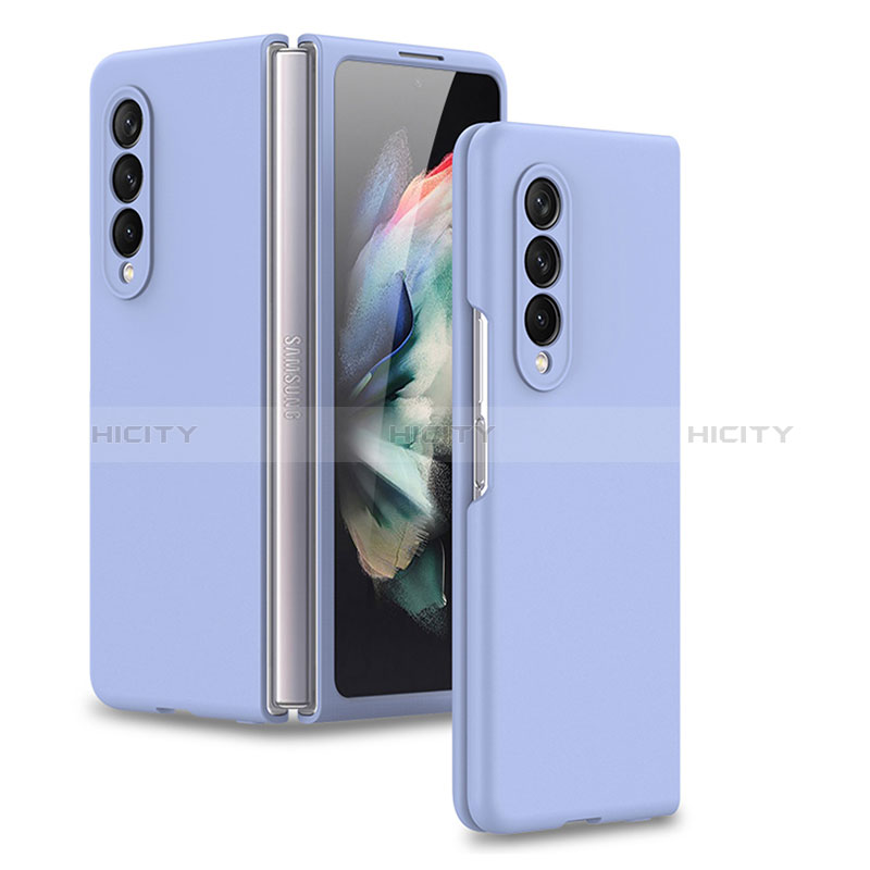 Hard Rigid Plastic Matte Finish Case Back Cover R09 for Samsung Galaxy Z Fold4 5G Lavender Gray