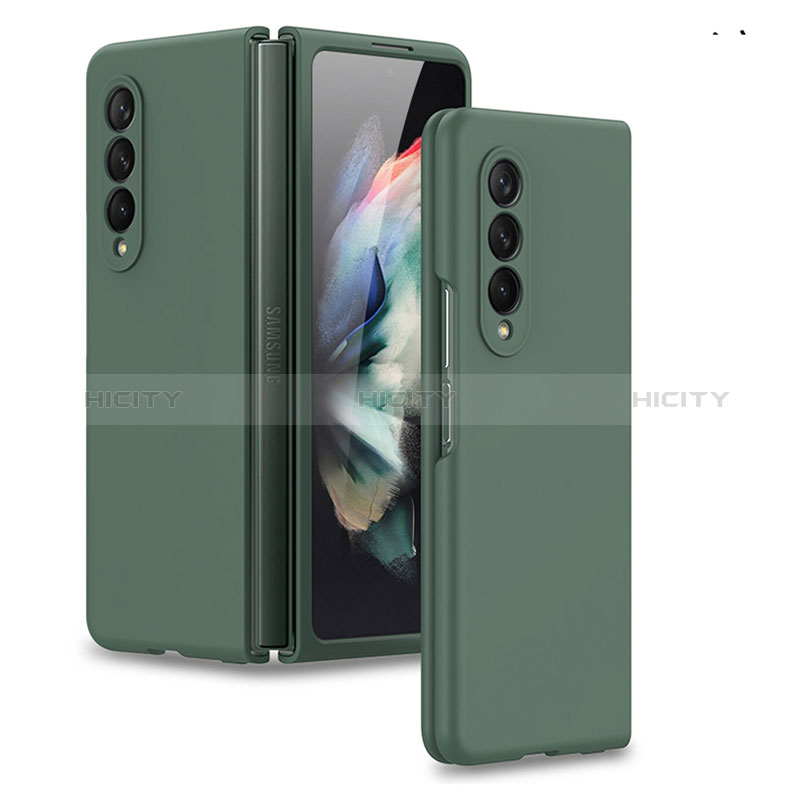 Hard Rigid Plastic Matte Finish Case Back Cover R09 for Samsung Galaxy Z Fold4 5G Midnight Green