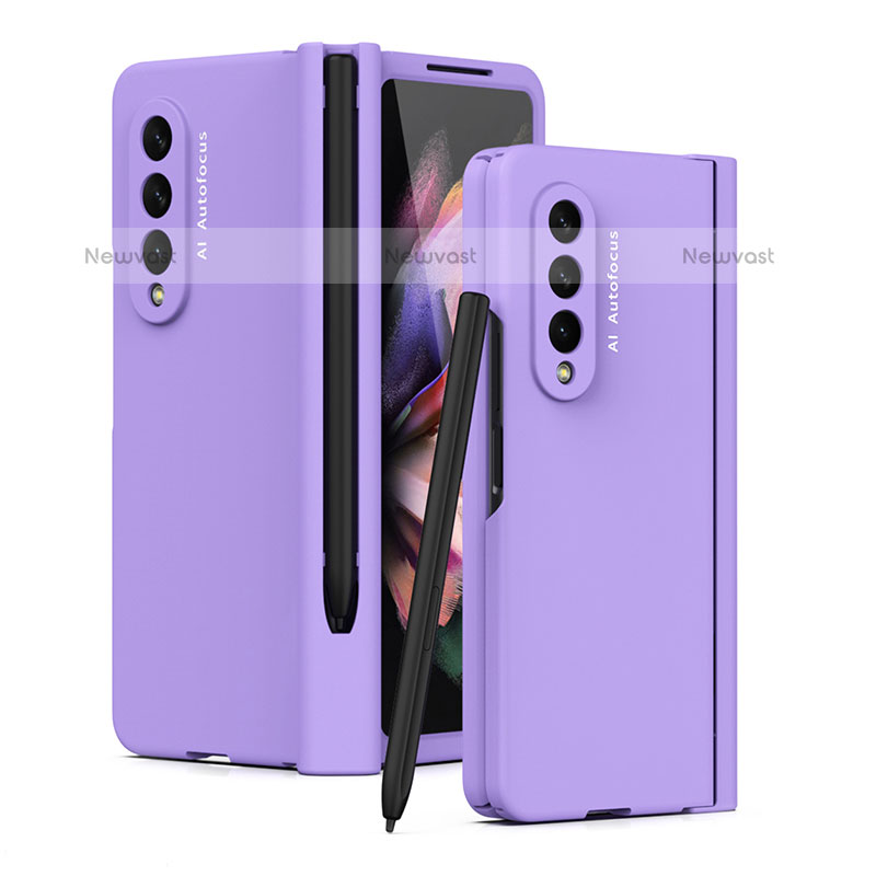 Hard Rigid Plastic Matte Finish Case Back Cover T01 for Samsung Galaxy Z Fold3 5G