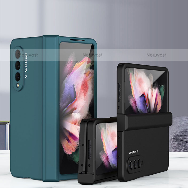 Hard Rigid Plastic Matte Finish Case Back Cover T02 for Samsung Galaxy Z Fold3 5G