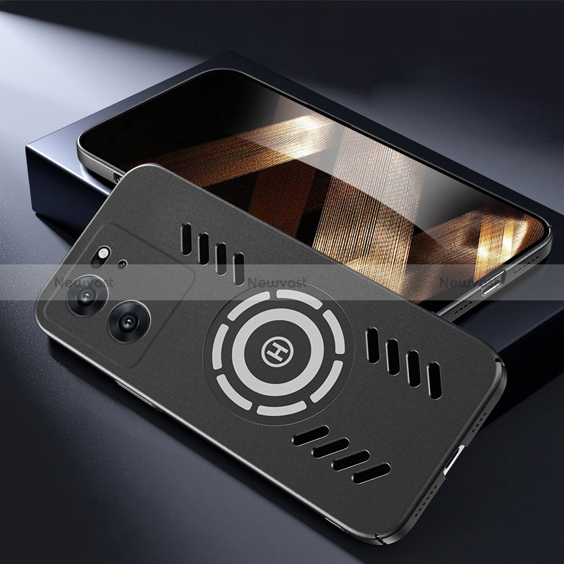 Hard Rigid Plastic Matte Finish Case Back Cover with Mag-Safe Magnetic for Xiaomi Mi 13T 5G Black