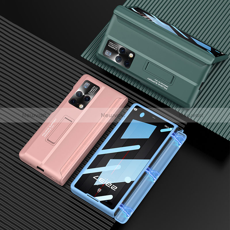 Hard Rigid Plastic Matte Finish Case Back Cover with Stand AC1 for Huawei Mate X2