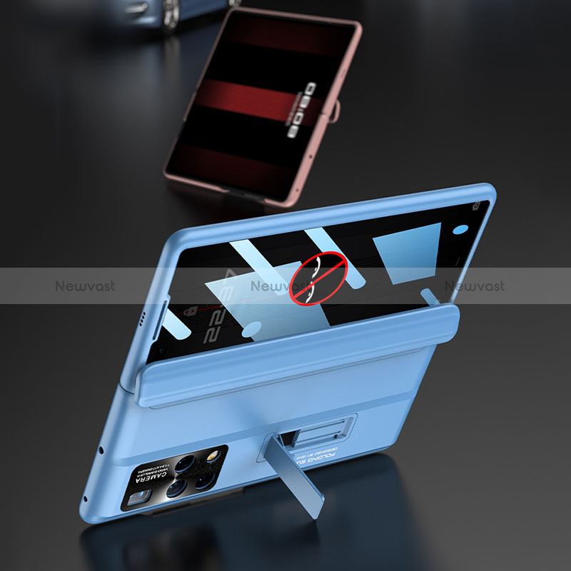 Hard Rigid Plastic Matte Finish Case Back Cover with Stand AC2 for Huawei Mate X2