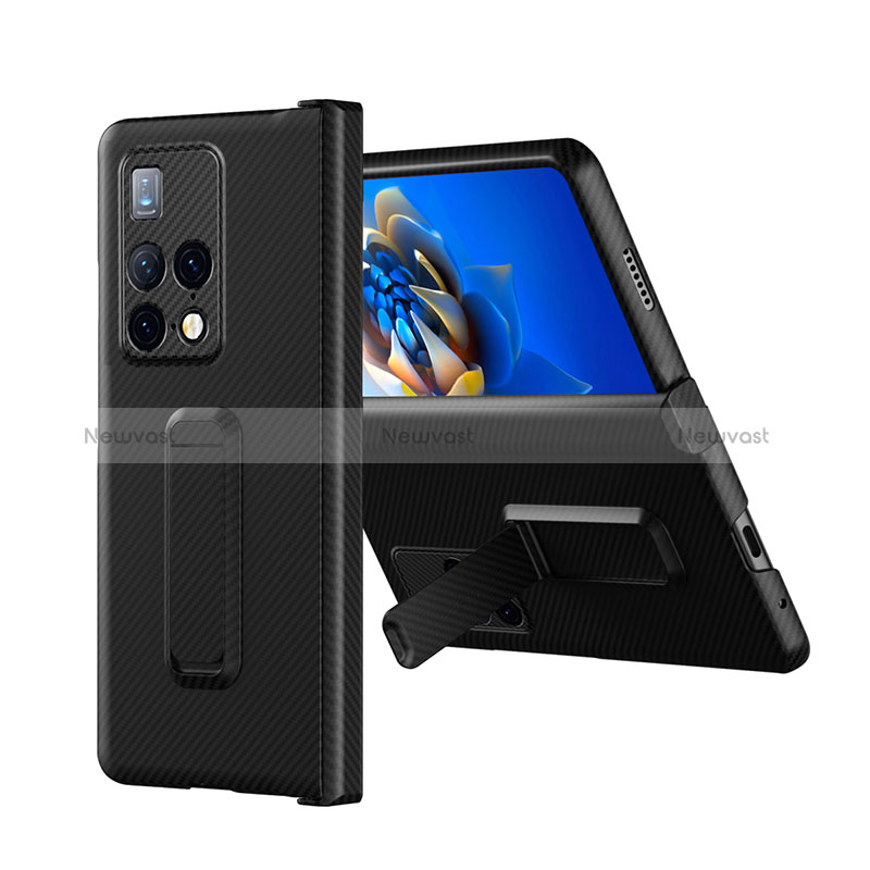 Hard Rigid Plastic Matte Finish Case Back Cover with Stand ZL6 for Huawei Mate X2