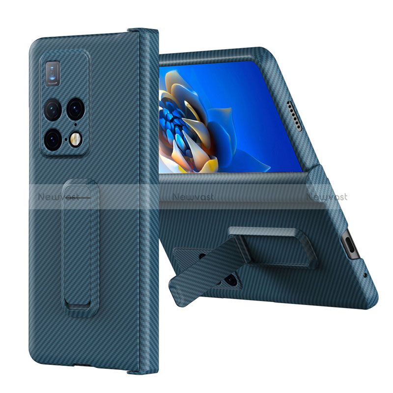 Hard Rigid Plastic Matte Finish Case Back Cover with Stand ZL6 for Huawei Mate X2