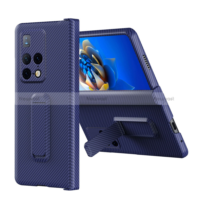 Hard Rigid Plastic Matte Finish Case Back Cover with Stand ZL6 for Huawei Mate X2