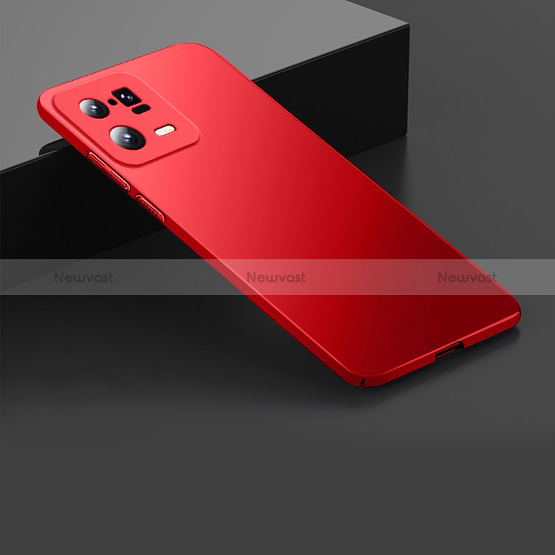 Hard Rigid Plastic Matte Finish Case Back Cover YD1 for Xiaomi Mi 13 5G Red