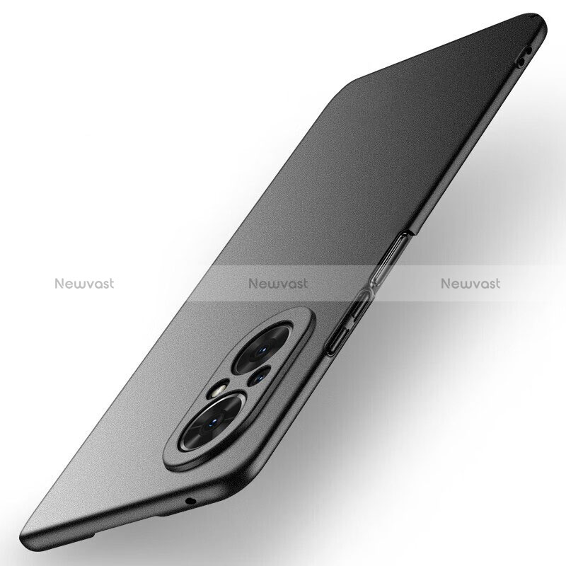 Hard Rigid Plastic Matte Finish Case Back Cover YK1 for Huawei Honor 50 SE 5G Black