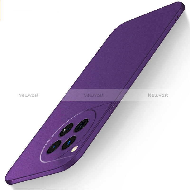 Hard Rigid Plastic Matte Finish Case Back Cover YK1 for OnePlus 12 5G Purple