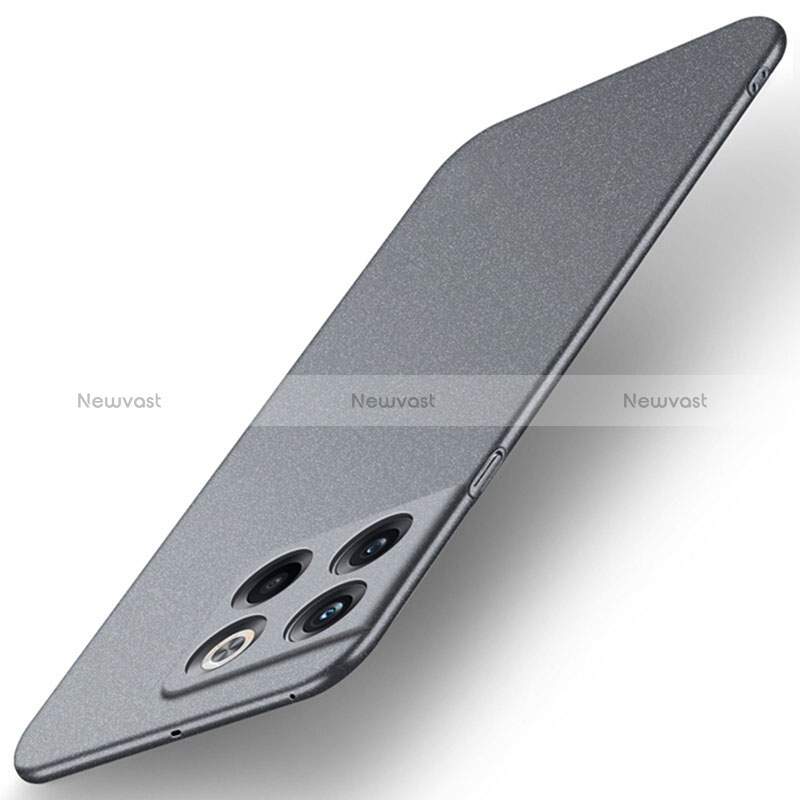 Hard Rigid Plastic Matte Finish Case Back Cover YK1 for OnePlus Ace Pro 5G Gray