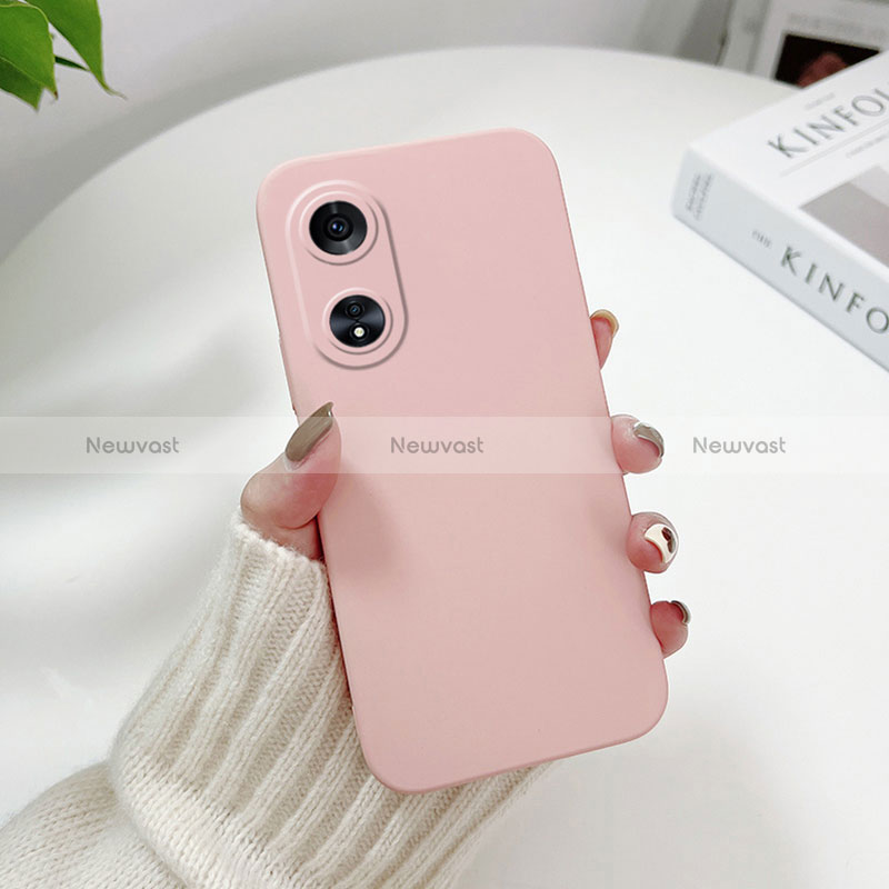 Hard Rigid Plastic Matte Finish Case Back Cover YK1 for Oppo A1 5G Pink