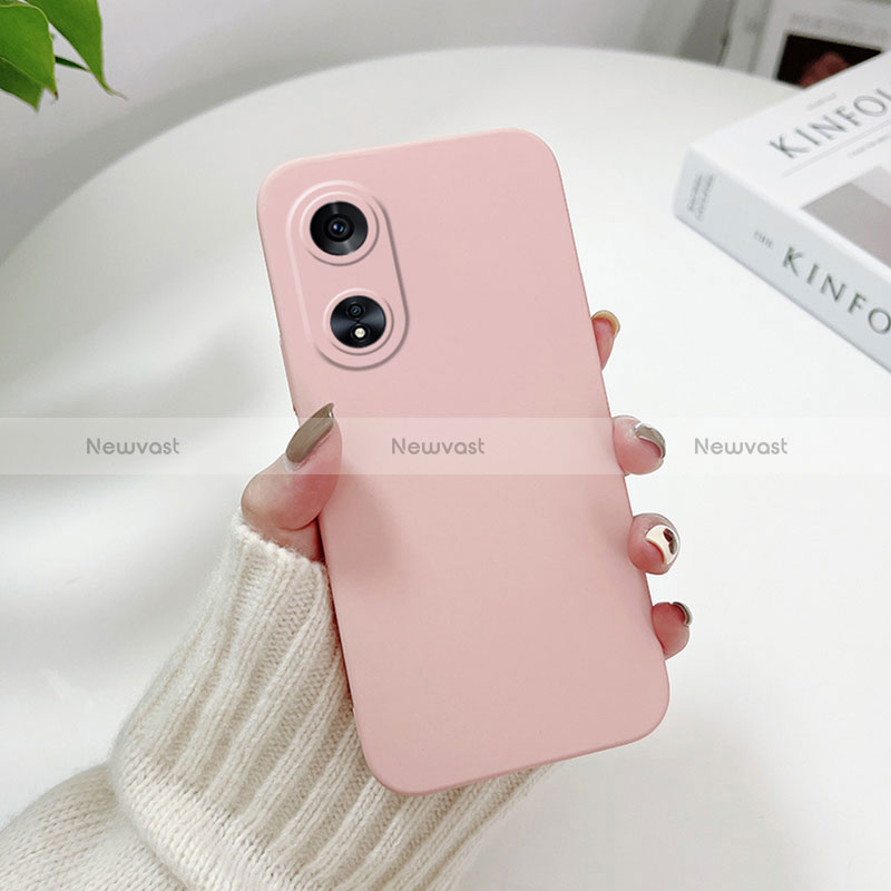 Hard Rigid Plastic Matte Finish Case Back Cover YK1 for Oppo A1x 5G Pink