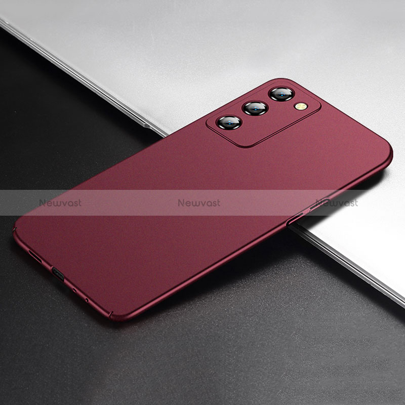 Hard Rigid Plastic Matte Finish Case Back Cover YK1 for Oppo A53s 5G Red