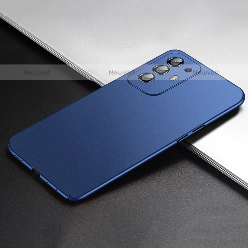 Hard Rigid Plastic Matte Finish Case Back Cover YK1 for Oppo A95 5G Blue