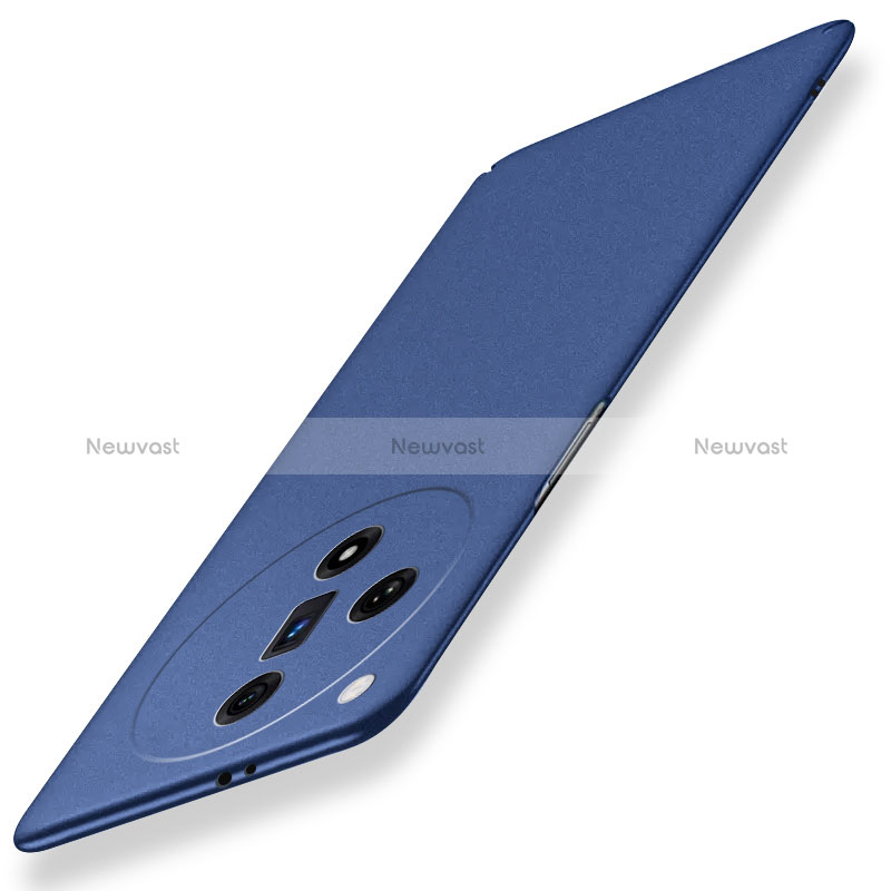 Hard Rigid Plastic Matte Finish Case Back Cover YK1 for Oppo Find X7 Ultra 5G Blue