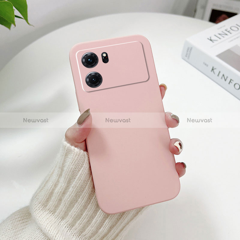 Hard Rigid Plastic Matte Finish Case Back Cover YK1 for Oppo K10 5G Pink