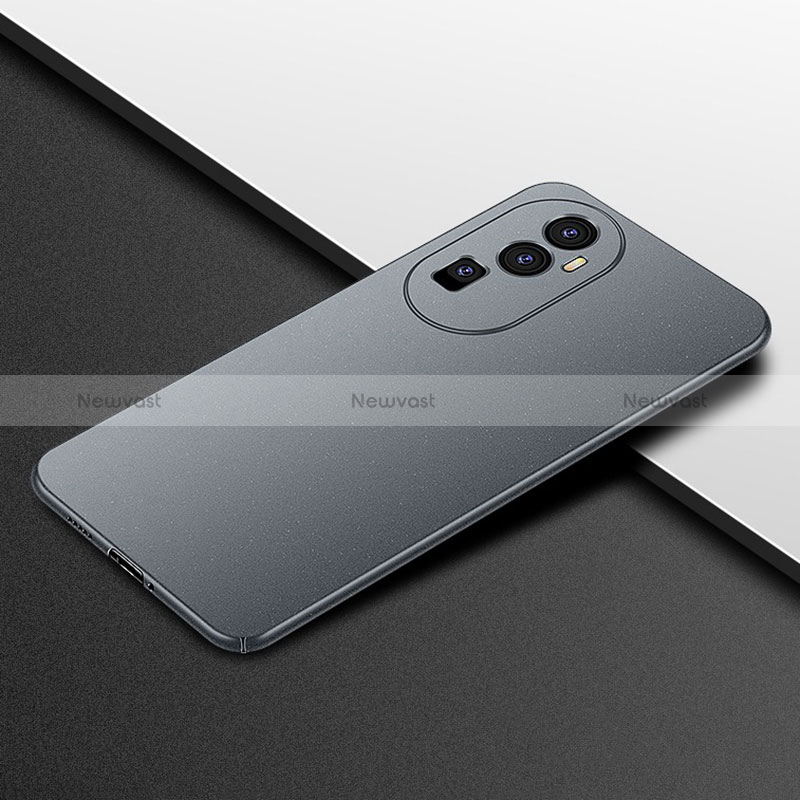 Hard Rigid Plastic Matte Finish Case Back Cover YK1 for Oppo Reno10 Pro+ Plus 5G Gray