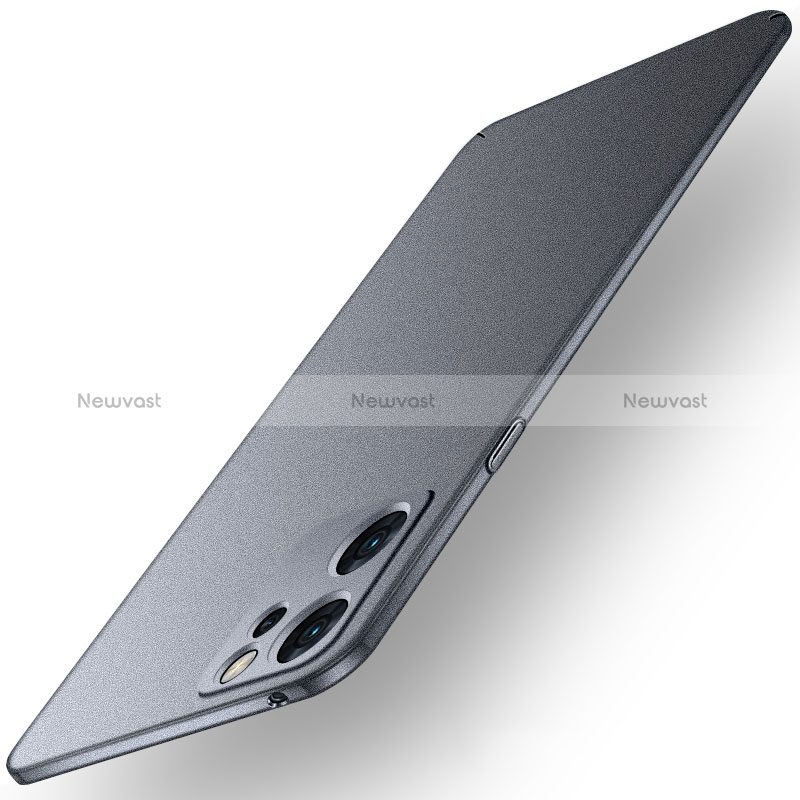 Hard Rigid Plastic Matte Finish Case Back Cover YK1 for Oppo Reno7 SE 5G Gray