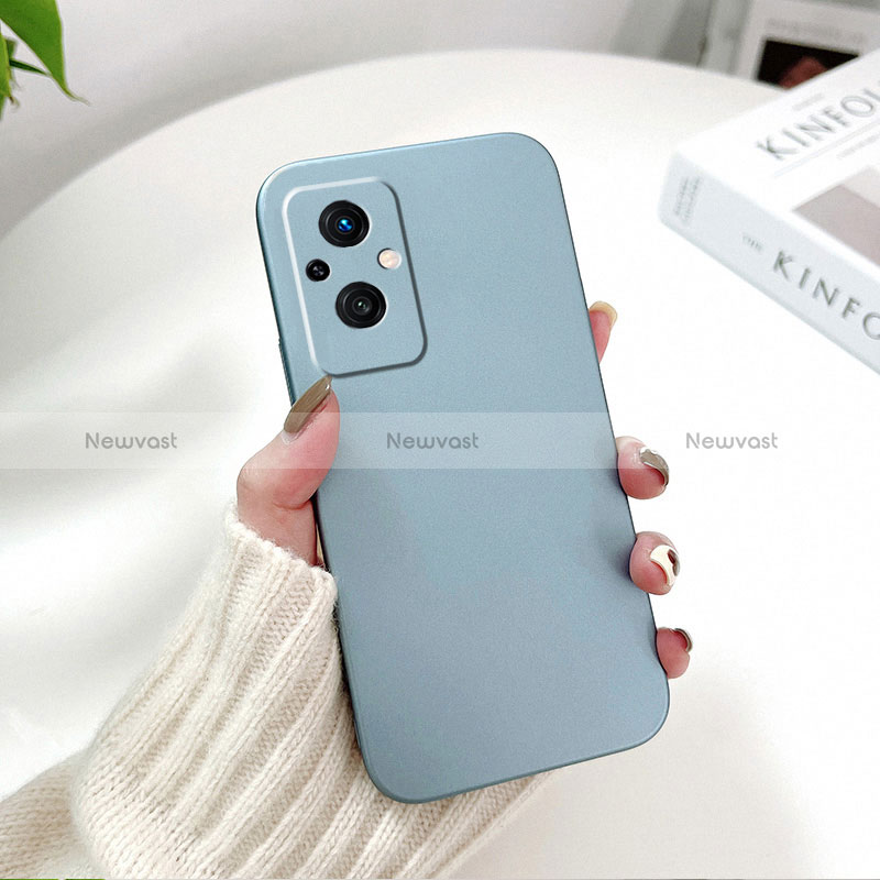 Hard Rigid Plastic Matte Finish Case Back Cover YK1 for Oppo Reno7 Z 5G Sky Blue