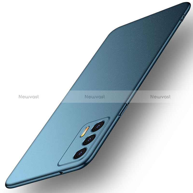 Hard Rigid Plastic Matte Finish Case Back Cover YK1 for Realme GT 5G Blue