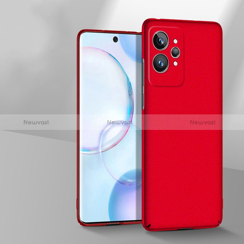 Hard Rigid Plastic Matte Finish Case Back Cover YK1 for Realme GT Neo 3T 5G Red